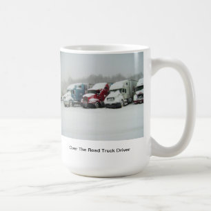 Over de vrachtwagenchauffeur koffiemok