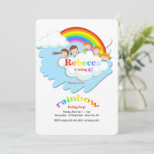 Over de wedstrijd voor de regenboogdag kaart (Staand voorkant)