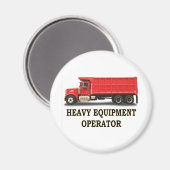 OVER DE WEG: DUMP TRUCK MAGNEET (Voorkant / Achterkant)