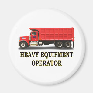 OVER DE WEG: DUMP TRUCK MAGNEET