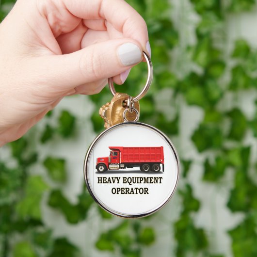 OVER DE WEG: DUMP TRUCK SLEUTELHANGER (Hand)