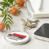 OVER DE WEG: DUMP TRUCK SLEUTELHANGER (Zijkant)