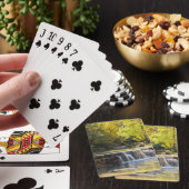 Over de Weg heen Stromen Pokerkaarten (Insitu)