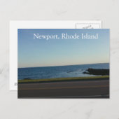 Over de weg in Newport, Rhode Island Briefkaart (Voorkant / Achterkant)