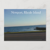 Over de weg in Newport, Rhode Island Briefkaart (Voorkant)