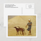 Over de woestijn door Jean-Leon Gerome Briefkaart (Voorkant / Achterkant)
