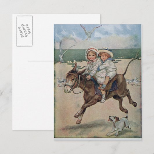 Over de zanden briefkaart (Voorkant / Achterkant)