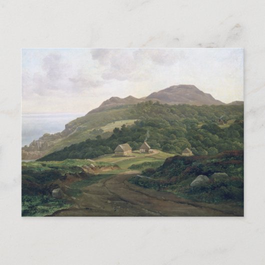 Over de Zweedse kust, 1828 Briefkaart (Voorkant)
