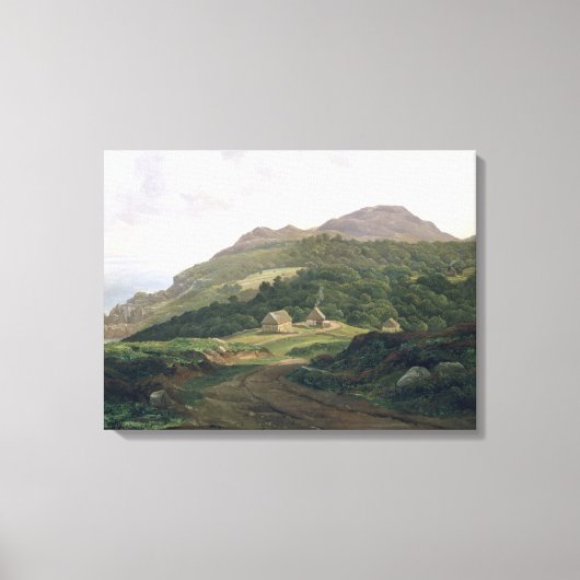 Over de Zweedse kust, 1828 Canvas Afdruk (Voorkant)