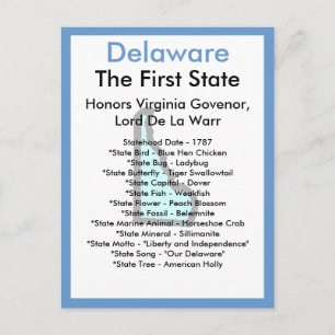 Over Delaware Briefkaart