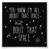 Over die ruimte, over die ruimte foto afdruk (Voorkant)