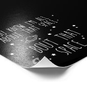 Over die ruimte, over die ruimte foto afdruk (Hoek)