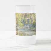 Over Dogwood Creek Frosted Glass Beer Mok (Center)