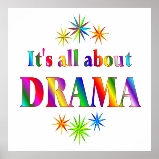 Over Drama Poster (Voorkant)