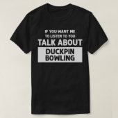 Over Duckpin Bowling Funny Duckpin Bowling T-shirt (Design voorkant)