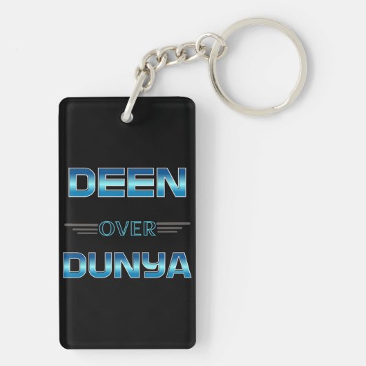 Over Dunya. Sleutelhanger (achterkant)