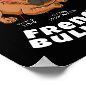 Over een Franse Bulldog Poster (Hoek)