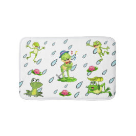 over een kikkervisje badmat