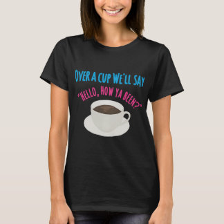 Over een kop t-shirt