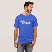 OVER EEN MISSIE OM TE BURGEREN T-SHIRT (Voorkant volledig)