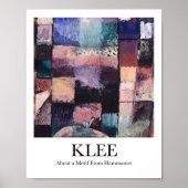 Over een Motif uit Hammamet door Paul Klee Poster (Voorkant)