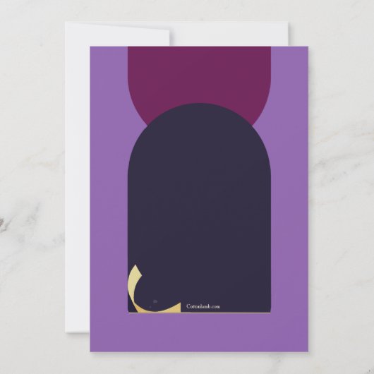 Over één "Toe Ballet"-overweging Kaart (Achterkant)