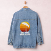 Over een wing en een gebeden zangeravontuur denim jacket (Hangar)