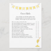 Over en Onder Game Boy Teddy Bear en Honey Kaart (Voorkant)