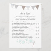 Over en Onder Spel Moderne Baby Olifant Kaart (Voorkant)