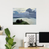 Over Eternal Quiet door Isaac Levitan Poster (Thuiskantoor)