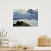 Over Eternal Quiet door Isaac Levitan Poster (Keuken)