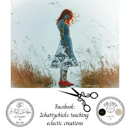 Over Exposed Fotografie Redheaded Meisje Decoupage Tissuepapier