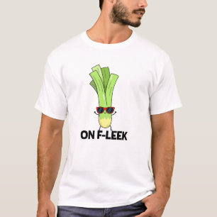 Over Fleek Funny Veggie Leek Pun T-shirt