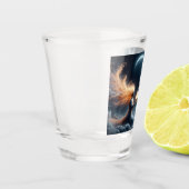 Over Flowith  Shot Glas (Links)