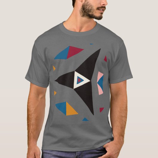 over geometrie t-shirt (Voorkant)