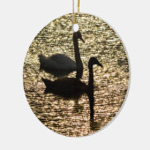 Over Golden Pond Keramisch Ornament (Links)