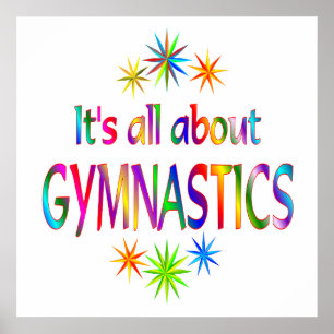 Over Gymnastiek Poster
