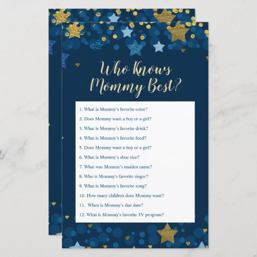 Over het Baby shower dat mama het beste kent (Voorkant / Achterkant)