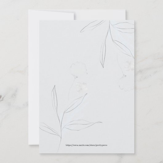 Over het Baby shower Moon Boho Boy Kaart (Achterkant)