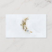 Over het Baby shower Moon Boho Gold Dust & Clouds Informatiekaartje (Achterkant)