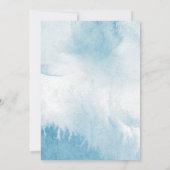 Over het Baby shower "Moon Droy Gold Boy" Invitati Kaart (Achterkant)