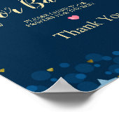 Over het Baby shower Moon gebeden voor Baby Poster (Hoek)