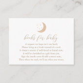 Over het Baby shower Moon Girl Boeken voor Baby Informatiekaartje (Voorkant)
