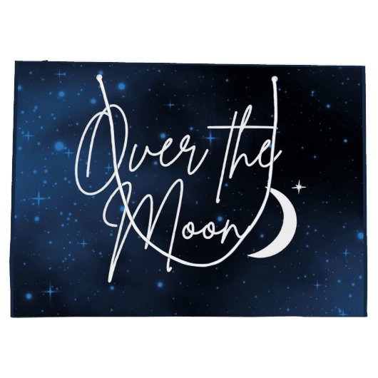 Over het Baby shower Moon Groot Cadeauzakje (Achterkant)