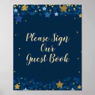 Over het Baby shower Moon Log onze gast in Poster