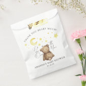 Over het Baby shower Moon Teddy Bear Bedankzakje (Gezegeld)