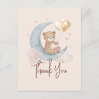 Over het Baby shower Moon Teddy Bear