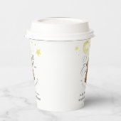 Over het Baby shower Moon Teddy Bear Papieren Bekers (Links)