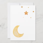 Over het Baby shower Moon Uitnodigen Kaart (Achterkant)