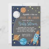 Over het Baby shower van de Buitenruimte van de ma Kaart (Voorkant)